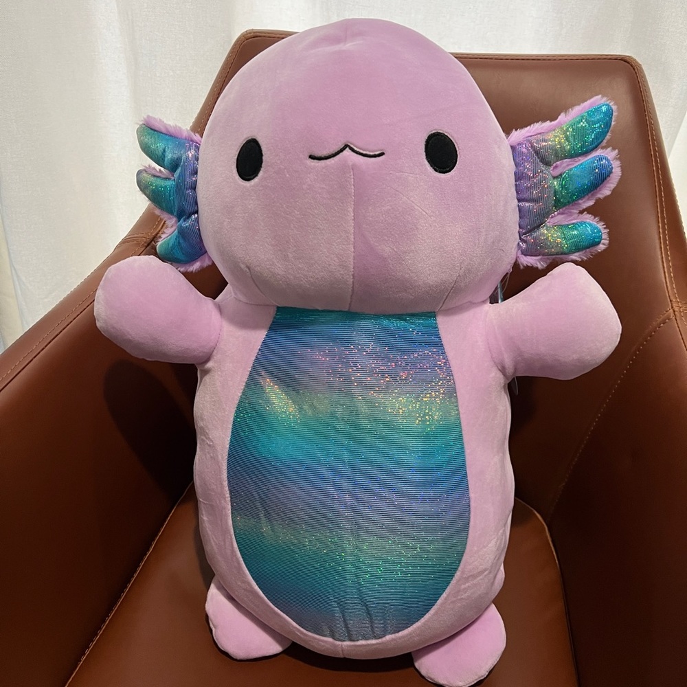 Monica the Lavender Axolotl 18” Squishmallow HugMee